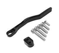 Hiraith Catcher de Chaîne de Vélos, Conception Robuste en Alliage en Aluminium, Gardien de Gouttes de Chaîne Stable, Vélo de Route pour Le Vélo, Protège la Chaîne, Empêche Les Gouttes, (Noir)