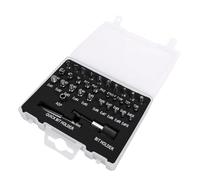 Hiraith Coffret Extracteur de Vis avec Coffret Portable (245g) | Kit complet de 33 pièces, acier allié S2, compatible avec les perceuses, idéal pour les réparations automobiles, opération