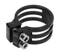 Hiraith Collier de Serrage de Selle de Vélo Léger à Dégagement Rapide pour Selle de Vélo en Fibre de Carbone de 34,9 Mm - Construction en Alliage D'aluminium - Convient aux Vélos de Montagne et de