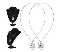 Hiraith Collier d'étiquette en Alliage pour Hommes, Conception de | Matériau en alliage durable, style simple et élégant, parfait pour une tenue décontractée ou formelle.