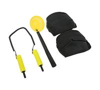 Hiraith Cuillère de Pêche sur Glace, Ensemble de Pics à Glace, équipement d'hiver de Sauvetage pour la Pêche sur en Plein Air, Outils d'escalade, Genouillères Incluses