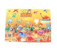 Hiraith Dinosaur Felt Story Set, Interactive Educational Toy, Classification Dinosaur et Kit de Jeu d'apprentissage Précoce, Aide à l'enseignement Préscolaire et Temps d'apprentissage à