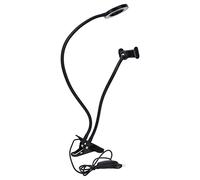 Hiraith Éclairage en Direct pour Téléphone Portable, Angle Réglable à 360° | Lumière LED à intensité variable, alimentation USB, tuyau universel, base clipsable