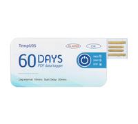 Hiraith Enregistreur de Données de Température USB Jetable Enregistreur de Rapports PDF Exportation PDF Téléchargement de Fichiers 10 000 Données à Usage Unique avec une Précision de (TempU05)