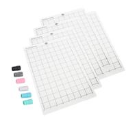 Hiraith Ensemble d'adaptateurs de Stylo pour Tapis de Découpe, 12 X 8 | Grip neutre en viscosité, compatible , idéal pour le carton, largeur pour Cricut, adapté au vinyle