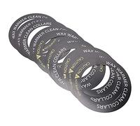 Hiraith Ensemble D'anneaux de Papier de Protection pour Machine à épiler Ronde pour Chauffe-cire, Empêche les Gouttes, 10 Pièces pour la Plupart des Chauffe-cire Standard, 6,1"x6,1", Accessoire