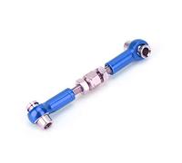 Hiraith Ensemble de Biellettes de Direction RC Pièces de Voiture RC Servo Liens en Alliage D'aluminium Réglable 47-57mm 6 Pièces Automobiles de Remplacement de Jouet de (Bleu foncé)