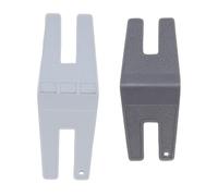 Hiraith Ensemble de Sauteur de Couture Volumineux 2PCS, Plaques de Dégagement de Bouton à Double Taille et Outil de Cavalier à Bosse pour Toutes les Machines à Coudre à Domicile, Aide à