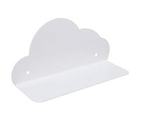 Hiraith Étagère de Nuages flottants, Jolie étagère Murale pour Salon, Chambre à Coucher, Chambre d'enfant et Décoration d'angle (Fer Robuste, Finition Blanche)