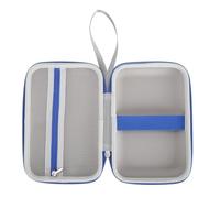 Hiraith Étui de Transport Dur pour Super Blocs Nylon Eva Pattern Matching Puzz Game Blocks Organizer Protective Storage Holder avec Mesh Pocket Grey