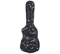 Hiraith Étui Souple pour Guitare Acoustique, étanche et Durable, 39/40/41 Pouces, Sac à Double Sangles avec Poches pour Accessoires de Musique, Voyages et Activités de Plein Air,