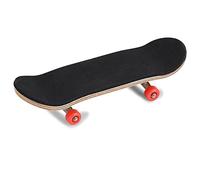 Hiraith Finger Skateboards Mini-Touches en Bois D'érable à 5 Couches, Roues à Roulement Entièrement Fermées, Camions en Alliage PU Pad de Petite Taille avec Boîte pour Soulager Le Stress (Rouge)