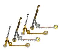 Hiraith Finger Trottinette, 4pcs Mini Skate Doigt Skateboard Scooter Jouets Fingerboard Jouet de Cerveau pour Enfant TDAH et Dépression