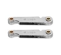 Hiraith Jauge de Filetage 60° Métrique, 20 Lames en Acier Inoxydable | Construction durable, Outil de mesure de précision, Facile à lire, Idéal pour l\'étalonnage des filetages, Pas de vis