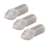 Hiraith Jeu de 3 Buses en Acier Inoxydable de 0,4 Mm, Modèles Compatibles pour 4 4Pro, adapté pour Buse de 1,75 Mm 0,4 Mm avec Filament pour PLA ABS PETG TPE TPU