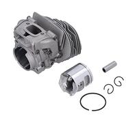 Hiraith Kit Cylindre Piston 43mm pour HUSQVARNA 550XP | Alliage d\'aluminium à haute teneur en silicium, excellente conductivité thermique, conception durable