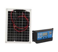 Hiraith Kit de Panneaux Solaires, Puissance de Sortie élevée, Contrôleur Résistant à la Pluie, Solution de Charge Respectueuse de L'environnement, adapté aux Camping-cars, Panneau