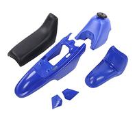 Hiraith Kit de Réservoir de Gaz de Siège de Garde-boue Avant et Arrière de Moto avec Garde-boue Avant et Arrière, Kit de Siège Complet pour PW50 PW 50 PEEWEE Dirt Bike