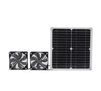 Hiraith Kit de Ventilateur de Ventilation Polyvalent à énergie Solaire, Ventilateur D'extraction Efficace de 14W pour la Maison, la Cuisine et la Salle de Bains