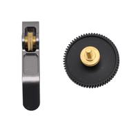 Hiraith Kit D'engrenage A1 / A1 Mini Extrudeuse - DLC Gold enveloppé en Acier Durci et Poignée en Alliage en Aluminium avec Palier Double et Conception d'arbre intégré