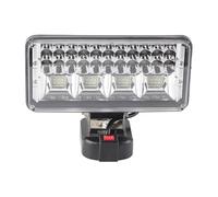 Hiraith Lampe de Travail LED Réglable, Résistante au Feu, Portable, Batterie au Lithium, pour la Pêche et la Chasse, Couleur 6500K