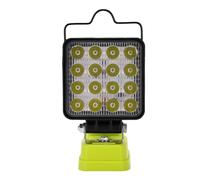 Hiraith Lampe de Travail LED sans Fil 38 W, luminosité Réglable | Ports USB A et C, ABS léger, compatibilité étendue