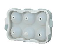 Hiraith Lot de 2 Moules à Glace en Silicone avec Trous D'entonnoir Pratiques pour Whisky, Cocktails, Vin, café, Machine à Glaçons Empilables à 6 Trous pour les Fêtes