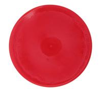 Hiraith Marqueur de Taches de Sol de Sport, Couleur Vive, Haute Résistance, Durable, Réutilisable, Ensemble de 10 pour Terrain de Jeu D'entraînement de Tennis, Football, PVC 9,1 Pouces (Rouge)