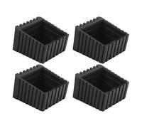 Hiraith Meuble Pad PAG, Protecteur de Plancher Anti-dérapage pour Le Bureau de Chaise, Empêche Les Rayures, la Réduction du Bruit, la Conception Carrée en Plastique, Adaptée aux Tables