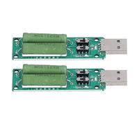 Hiraith Module de Testeur de Charge USB, Résistance Réglable 1A 2A 3A | PCB durable, plusieurs voyants lumineux, idéal pour les tests électroniques, conception compacte