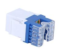 Hiraith Module RJ45 180° pour Prise | Conception compacte, terminal IDC à code couleur, compatibilité double port, cache anti-poussière inclus