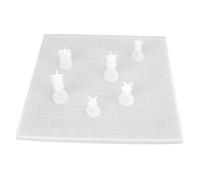 Hiraith Moules D'échecs Flexibles et Durables, Démoulage Facile pour Bricolage, Ensemble de Résine époxy pour le Plaisir en Famille, Moule en Silicone pour les Amateurs D'échecs