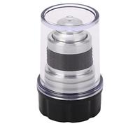 Hiraith Objectif 100X sur Microscope, Taille RMS, Résistance aux Chutes, Remplacement de Lentille Professionnel, Idéal pour Les études de Chimie et de Physique, la Recherche en Science