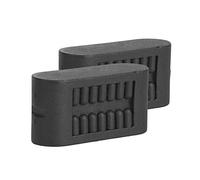 Hiraith Pièce Insérée pour Planche de Surf, Bloc D'insertion de Planche à Vent, Pièces D'insertion de de Surf, Base de Montage de Poignée, 2 Pièces avec Poignée de Fixatio (Noire)