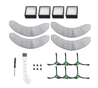 Hiraith Pièces de Rechange Combo J7 Efficace 22 Pièces Ensemble Filtres Brosses Latérales Tampons de Vadrouille pour Aspirateur Robot Nettoyage en Profondeur pour L'équipe de Ménage