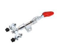 Hiraith Pince Rapide Push Pull, Réglable pour le Travail du Bois | Construction métallique, dureté élevée, poignée antidérapante, force de serrage stable, course de 16,7 mm