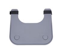 Hiraith Plateau de Bureau épais pour Fauteuil Roulant, Planche à Manger Pliable pour Personnes âgées, Lecture, écriture, Travaux Manuels, Ordinateur, avec Matériaux en Plastique épais, (Grise)