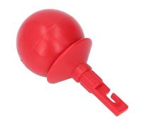 Hiraith Pointe de Boule de Canne de Marche, Remplacement de Pointe de Canne de Style Crochet Roulant, pour Cannes de Marche Aveugles, Matériau ABS, Couleur Rouge