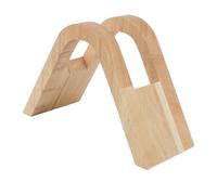 Hiraith Porte-filtre à café en Bois de Caoutchouc, Conception en Arc Stable pour un Rangement Pratique du Papier à café