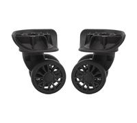 Hiraith Roue à Bagages de Remplacement roulettes à Bagages Roues de Valise 2 Pièces en Caoutchouc ABS 6 Cm Silencieux Léger Facile à Installer Résistant à l'humidité Ignifuge pour la