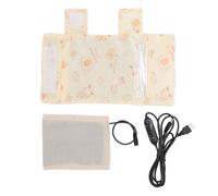 Hiraith Sac Chauffe-biberon USB, Sac Chauffant pour Bouteille de Lait Portable à Trois Niveaux de Température avec Minuterie, Matériau en Flanelle, 28 X 14 Cm, Réglable pour 30, 60,