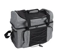 Hiraith Sac de Bowling Double Balle de Grande capacité avec Compartiment à Chaussures, Sac de Bowling en Toile Légère pour Voyage, Compétition avec Poches Latérales, étanche à l'eau, à