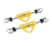 Hiraith Sangle à Ressort pour Aileron de Plongée Polyvalente, 2 Pièces, Connexion Sécurisée en Acier Inoxydable pour Jet Fin OMS, Sangle de Confortable pour Les Plongeurs (Jaune)