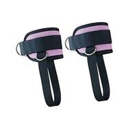Hiraith Sangles de Cheville Rembourrées, Sangles D'entraînement de Jambe pour Machine à Câble, Entraîneur de Résistance, Sangle D'entraînement de Jambe pour Cuisses, Hanches, Ischio-jambiers en Nylon