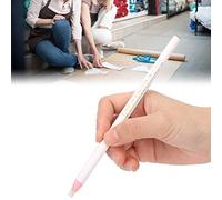 Hiraith Set de Crayons Marqueurs Chinagraph, Cire Blanche pour Tissu | 8 pièces, faciles à décoller, non toxiques, adaptées au verre, durables