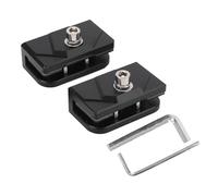 Hiraith Support de Montage de Cosse de Lumière LED Antidérapant en Alliage D'aluminium, Pince de Support de Montage de Capot de Voiture SUV de Camion Pick-up Facile à Installer