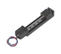 Hiraith Table Coulissante Linéaire à Rail Unique de Course de 100 Mm, Localisation Mécanique de Routeur CNC, Mesure Optique, Déplacement avec Platine Coulissante, pour le Réglage Fin de