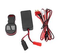 Hiraith TéléCommande Universelle de Treuil RC Durable pour Kit de Commande de Voiture sur Chenilles RC pour SCX10 90046 AXI03007 D90 D110 TF2, Noir Rouge