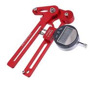 Hiraith Testeur de Tension de la Parole, Construction en Alliage Premium, Outil de Mesure Précis pour Les Roues à Vélo, Rayons Ronds/Plats, avec Une Feuille de Référence pour la