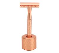 Hiraith Tondeuse à Barbe de sécurité à Double Bord, Outil de Rasage Réutilisable, Respectueux de la Peau, Kit de Coupe Manuelle pour Hommes, Matériau en Alliage